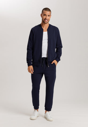 Natural Living Organic Cotton Zip-Up Sweatshirt | Deep Navy 75774-1610
